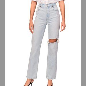 Abercrombie & Fitch High Rise 90s Straight Jean
